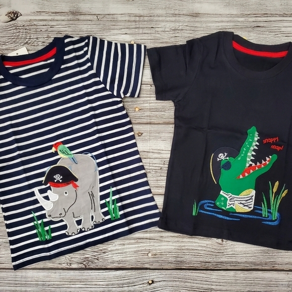 Toddler Boy Zoo Trip Bundle NWT Boutique T-Shirts - Picture 11 of 16